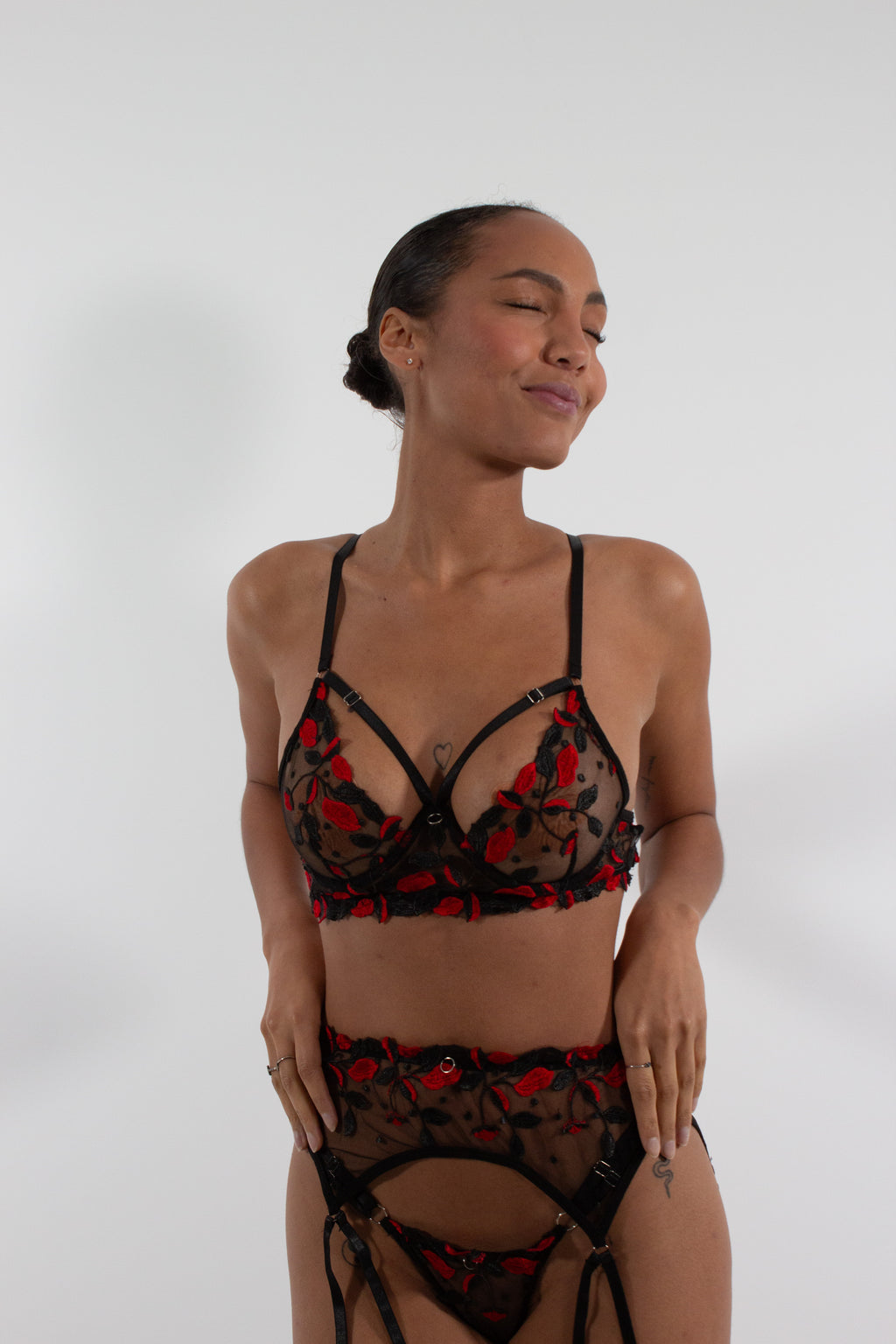 SHEA Four-Piece Lingerie Set