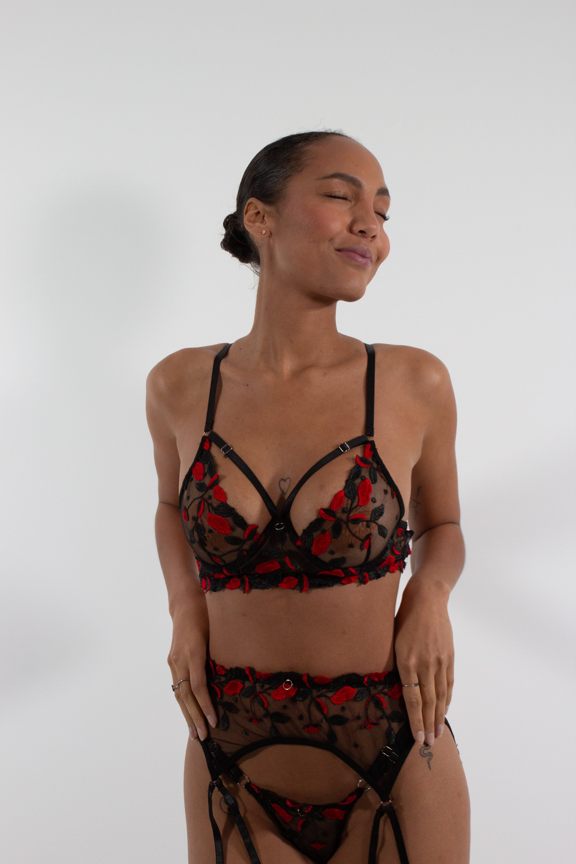 SHEA Four-Piece Lingerie Set