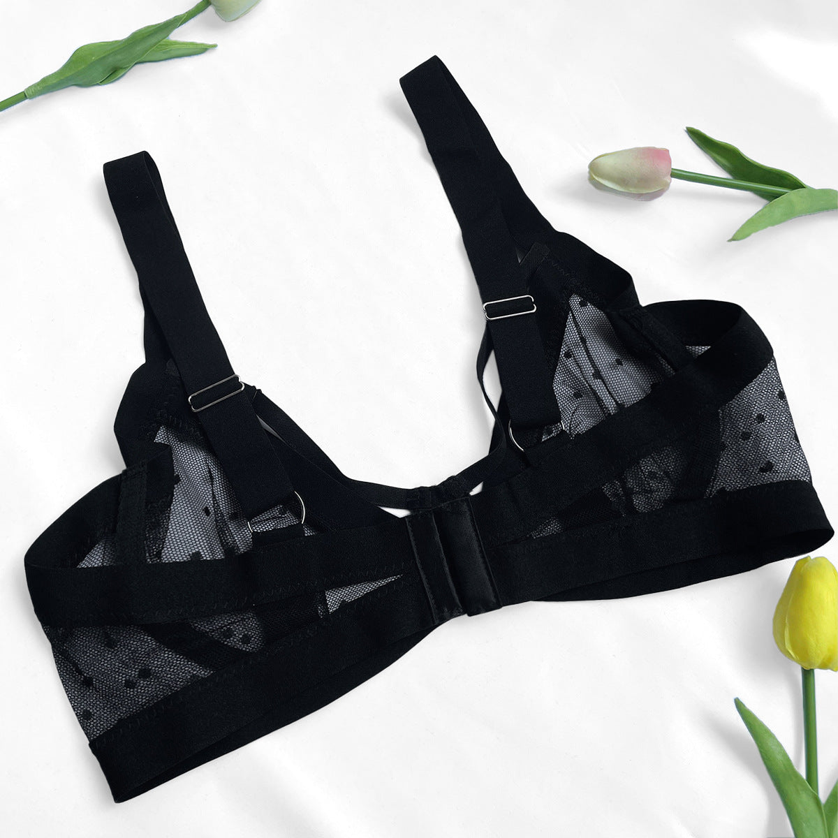 LEAH Strapped Four-Piece Lingerie Set